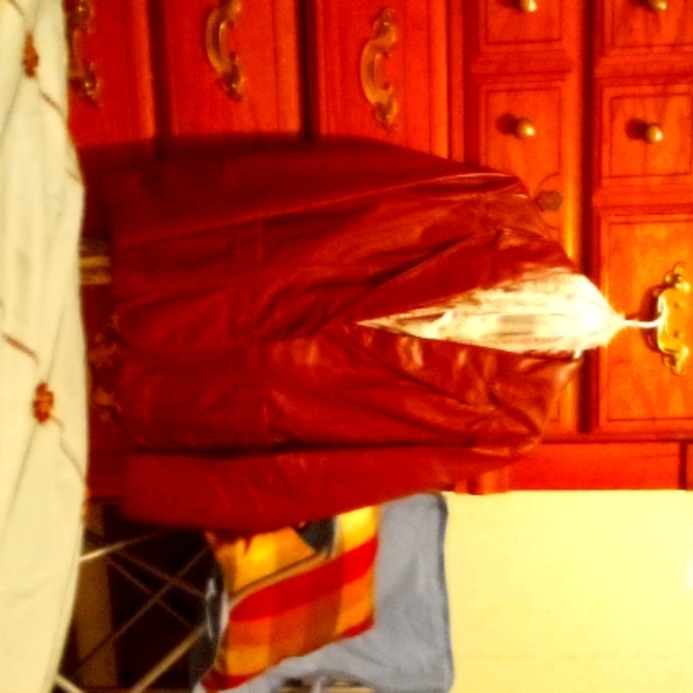 Vintage Shepherd burgundy leather jacket